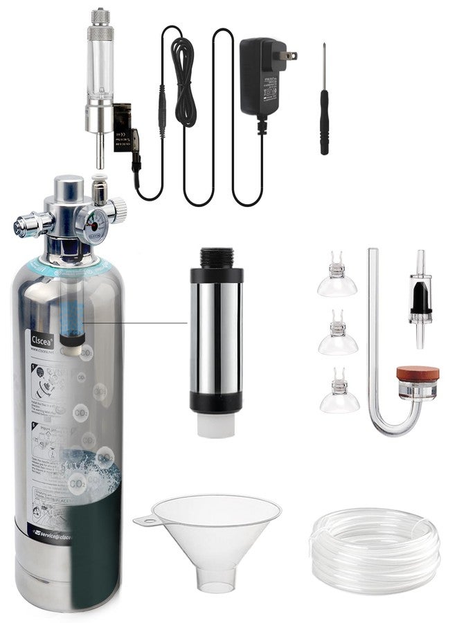 Clscea Aquarium CO2 Generator with Solenoid Valve for Aquarium Plants 1L G600mini - Image 1